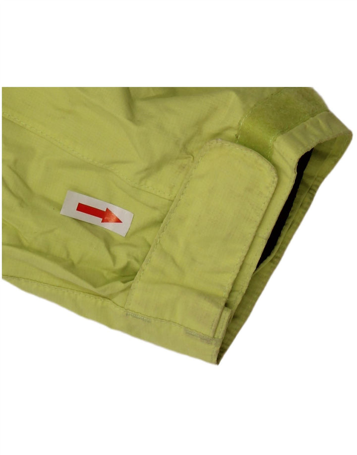 Jaqueta de chuva feminina com capuz JACK WOLFSKIN UK 18 XL poliamida verde