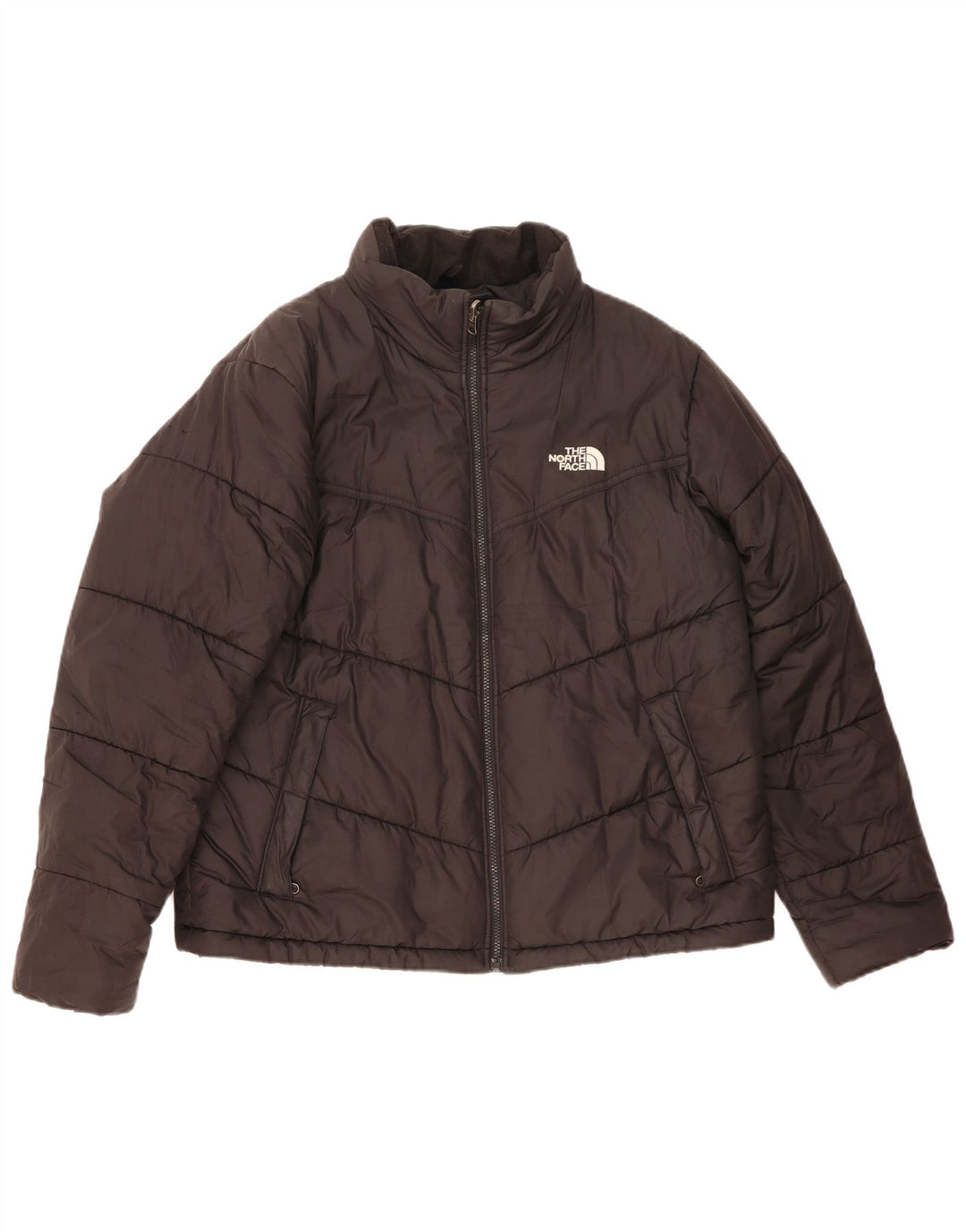 Jaqueta acolchoada masculina The North Face UK 40 grande poliéster preto