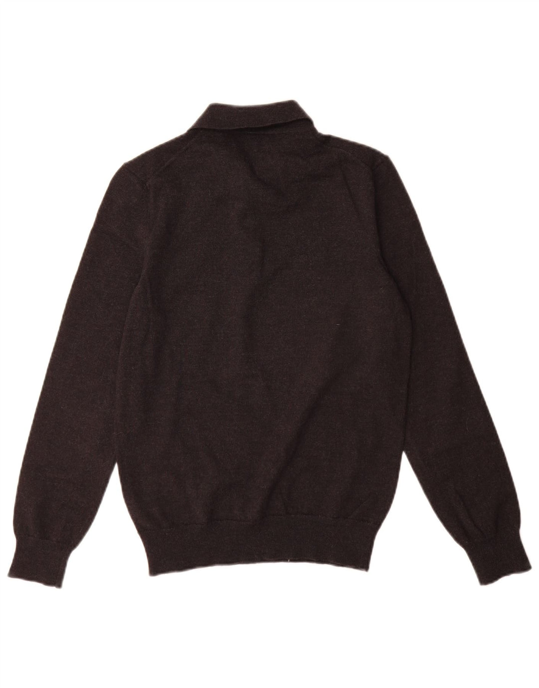 Suéter masculino Lacoste Classic Fit com gola polo tamanho 3 pequeno lã cinza