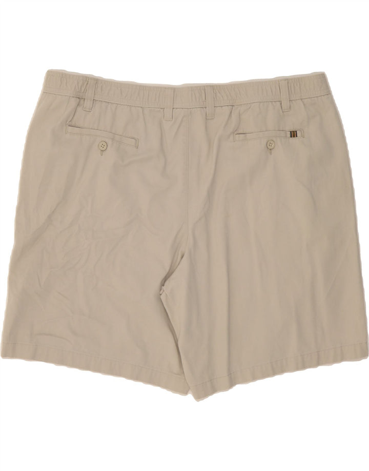 EDDIE BAUER Mens Seattle Chino Shorts 2XL W46 Beige Cotton Vintage Eddie Bauer and Second-Hand Eddie Bauer from Messina Hembry 