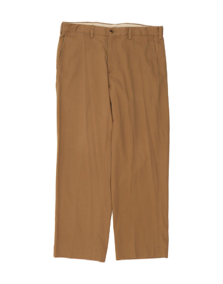 EDDIE BAUER Mens Relaxed Fit Chino Trousers W36 L32 Beige Cotton Vintage Eddie Bauer and Second-Hand Eddie Bauer from Messina Hembry 