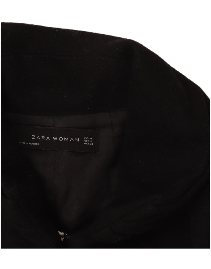 Sobretudo feminino Zara UK 12 médio preto