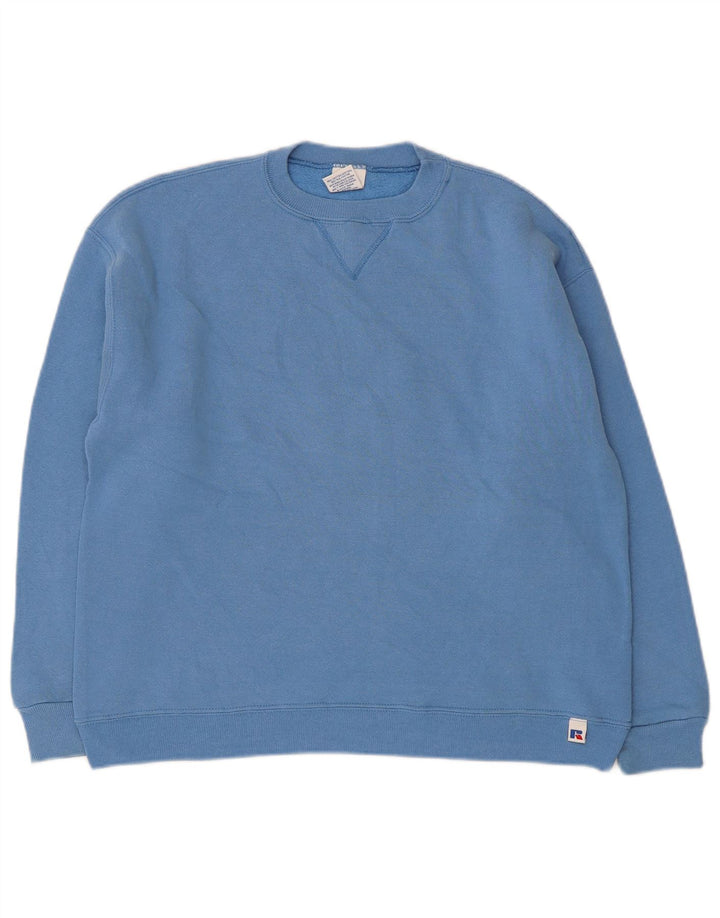 Suéter Russell Athletic Boys 11-12 anos algodão azul