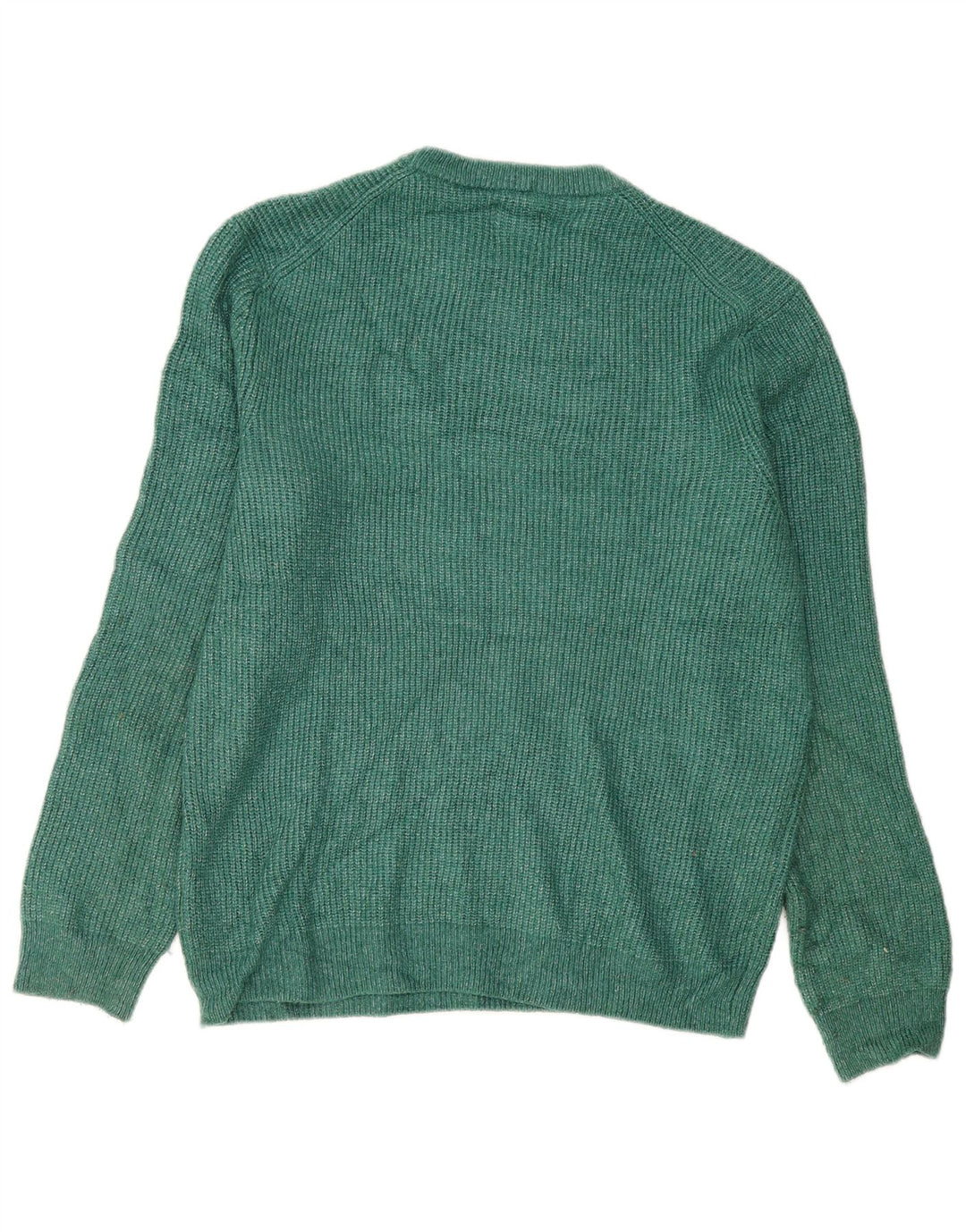 Suéter masculino Marks & Spencer com gola redonda, grande poliamida verde