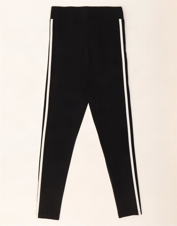 Leggings femininos Adidas UK 12 algodão preto médio