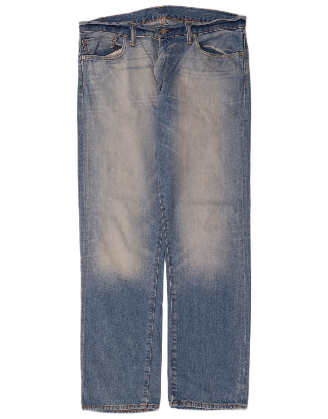 Levi's Masculino 504 Straight Jeans W34 L32 Azul Algodão