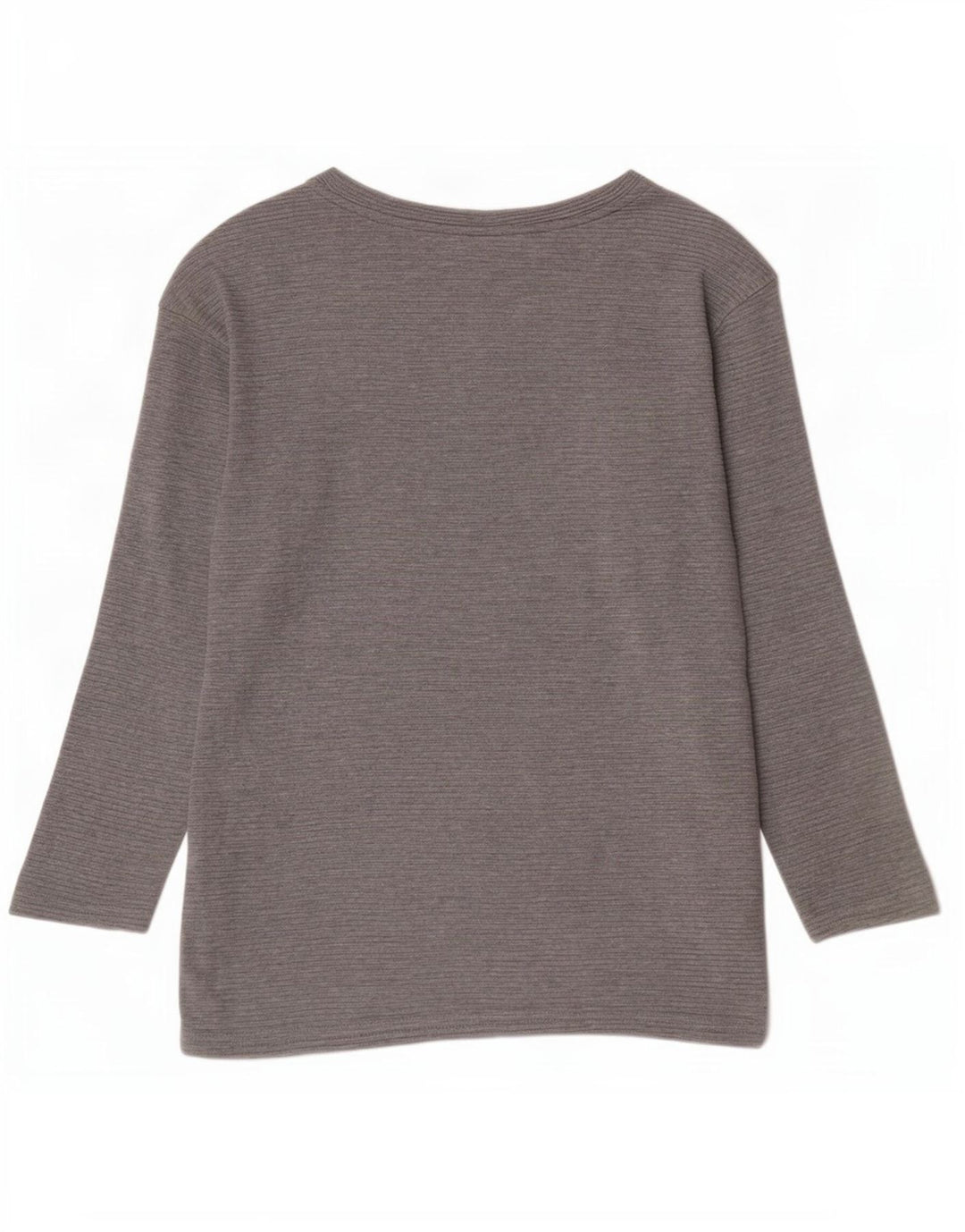 Joules Top feminino oversized manga comprida UK 6 XS algodão cinza