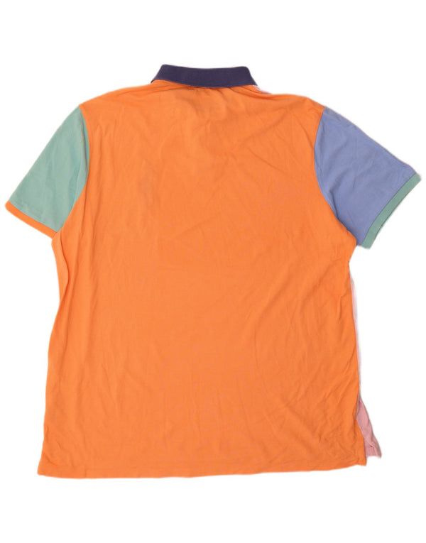 Polo masculino Ralph Lauren 2XL multicolorido Colourblock clássico