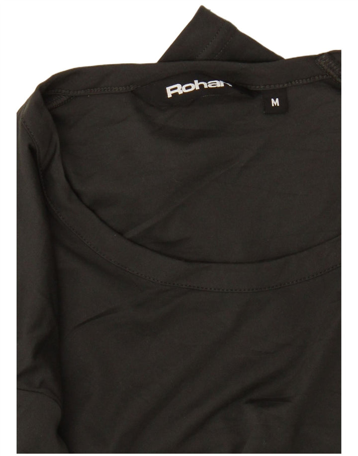 Rohan Mens Regular Fit Top Manga Longa Cinza Médio