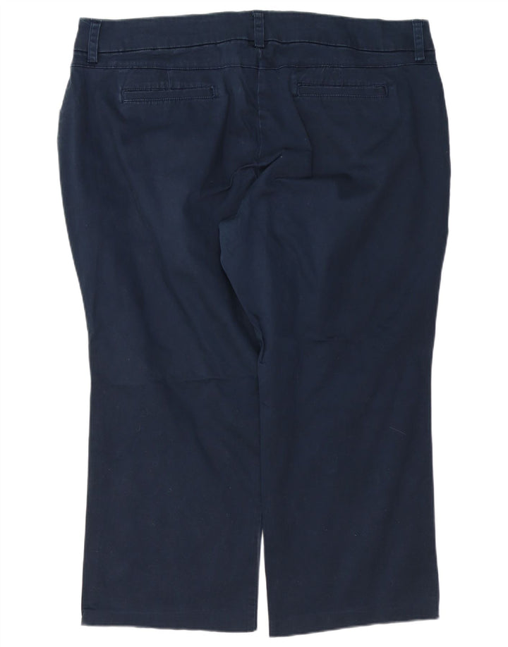 Calça feminina casual LEE Petite Straight US 20 3XL W40 L27 azul marinho