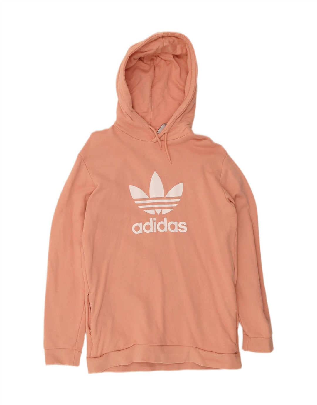 ADIDAS Mens Graphic Hoodie Jumper Medium Pink Cotton Vintage Adidas and Second-Hand Adidas from Messina Hembry 
