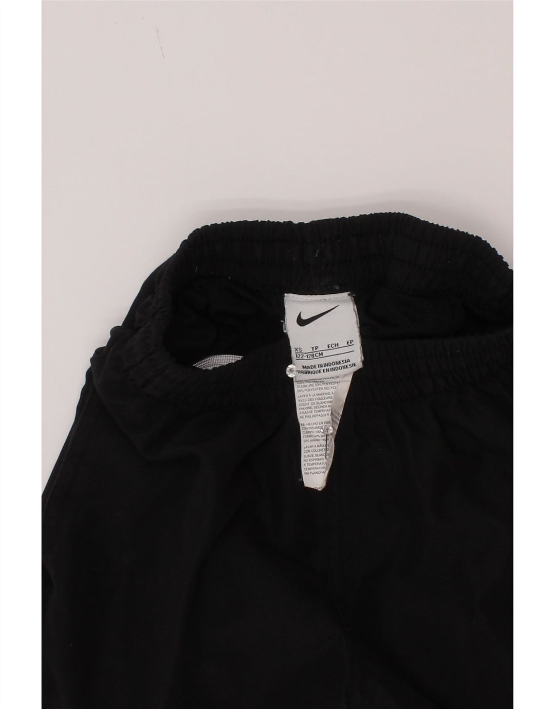 Shorts esportivos Nike Boys 6-7 anos XS preto poliéster