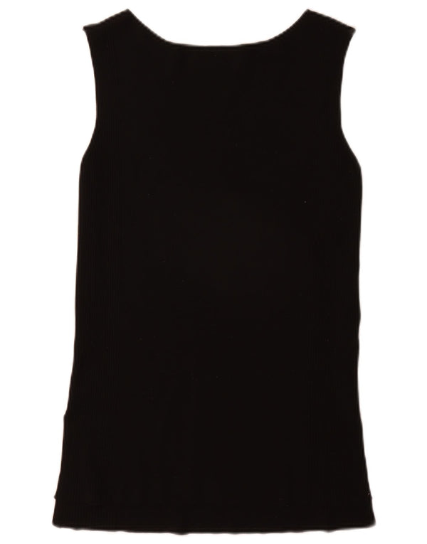 Colete feminino Zara UK 10 pequeno preto