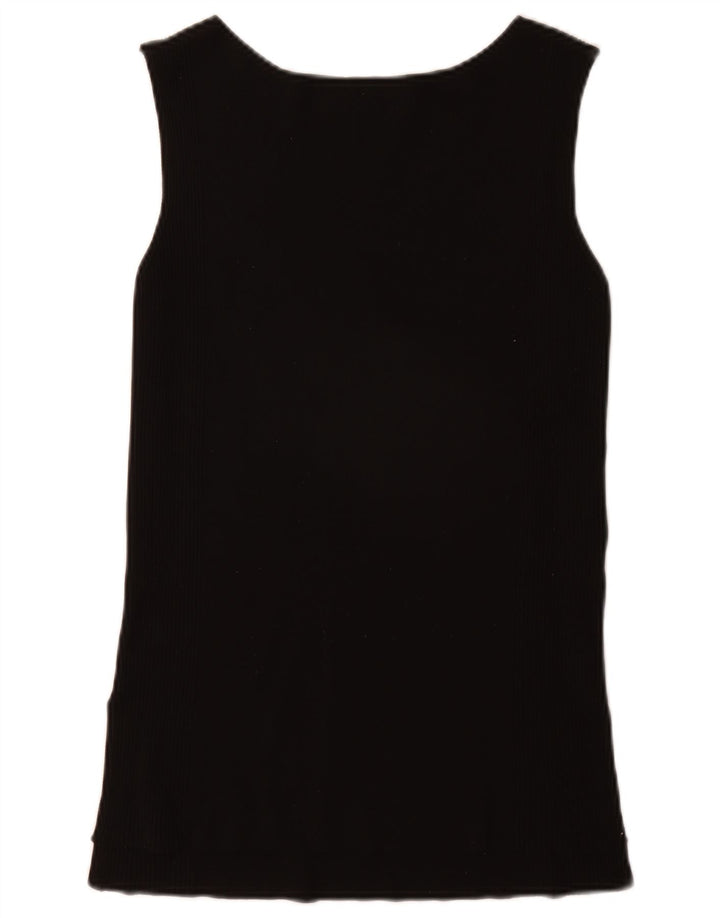 Colete feminino Zara UK 10 pequeno preto