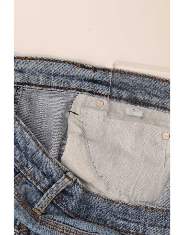 Jeans retos femininos Lee W34 L28 azul