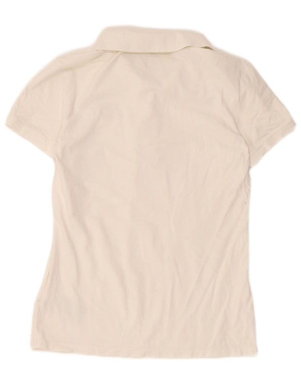 Camisa polo feminina Nike UK 18 XL algodão branco