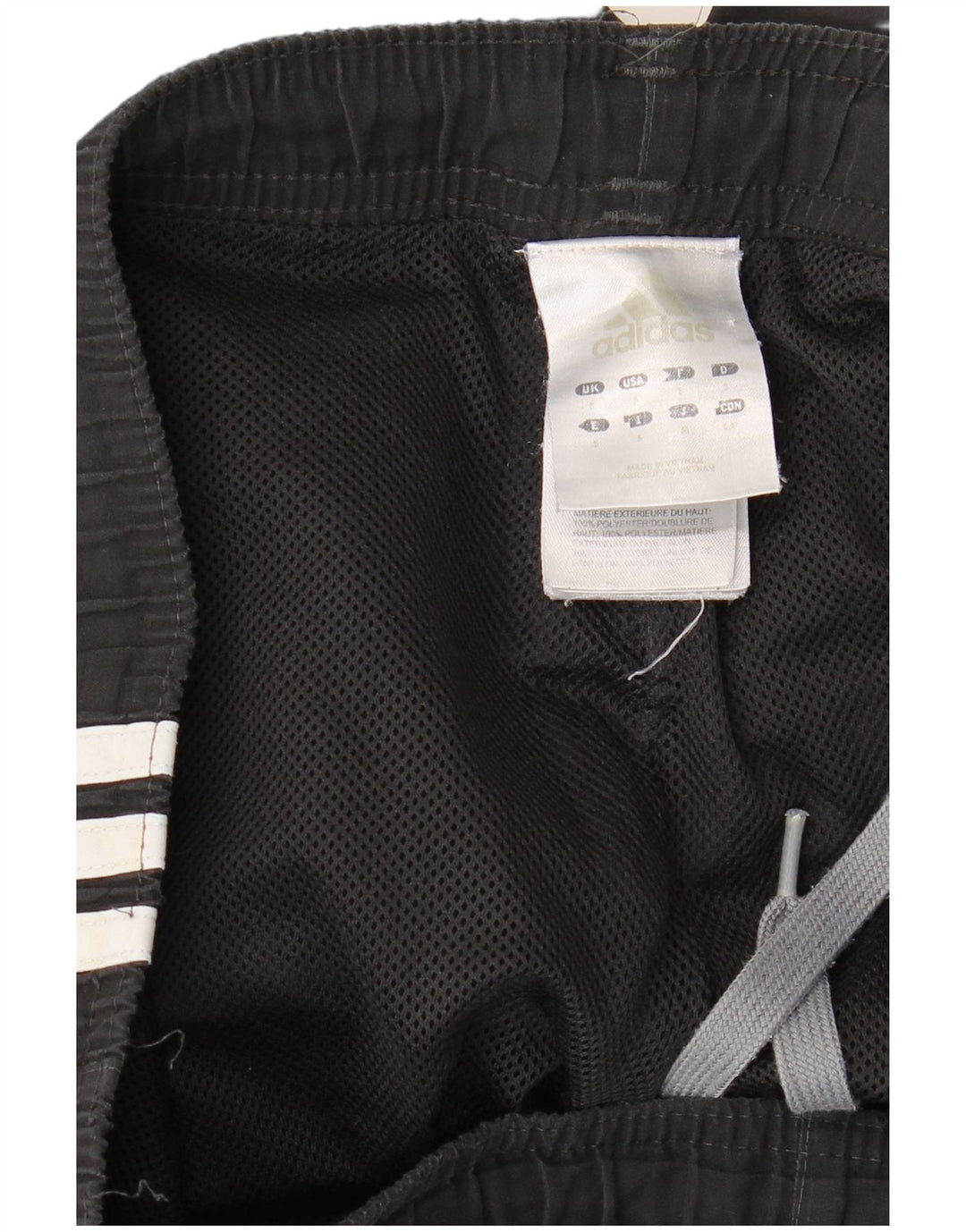 ADIDAS Mens Calças de treino Joggers Pequeno Poliéster Preto