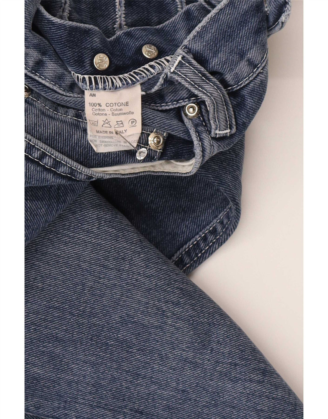 Marlboro Classics Mens Straight Jeans W32 L30 Azul Algodão