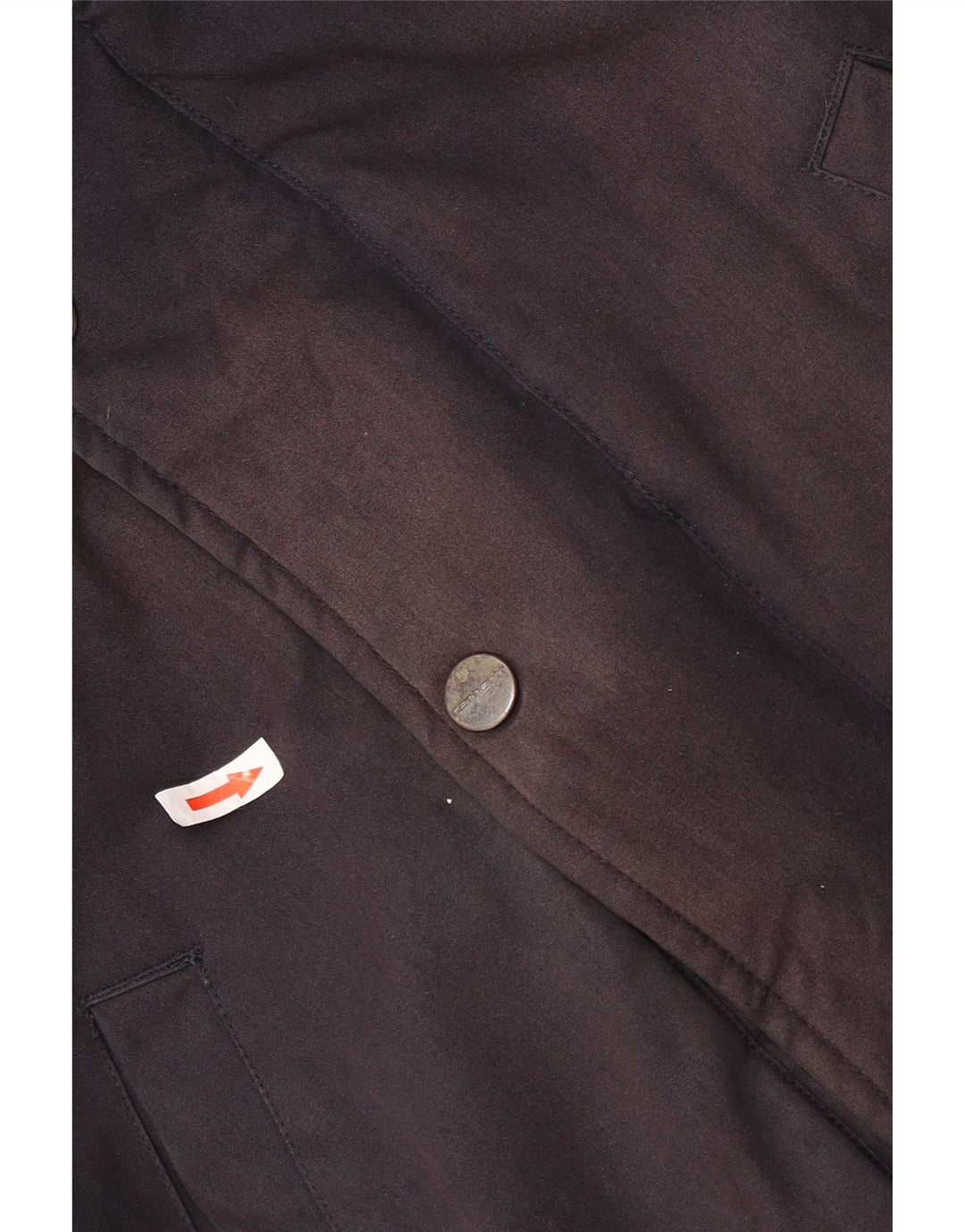 Jaqueta corta-vento masculina Carhartt com capuz Reino Unido 36 poliéster azul marinho pequeno
