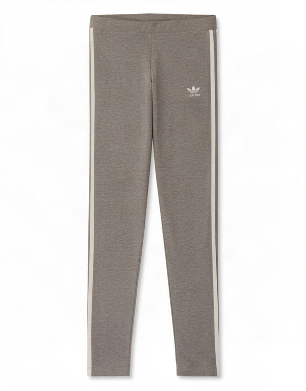 Leggings Adidas Mulher UK 6 XS Cinza Algodão