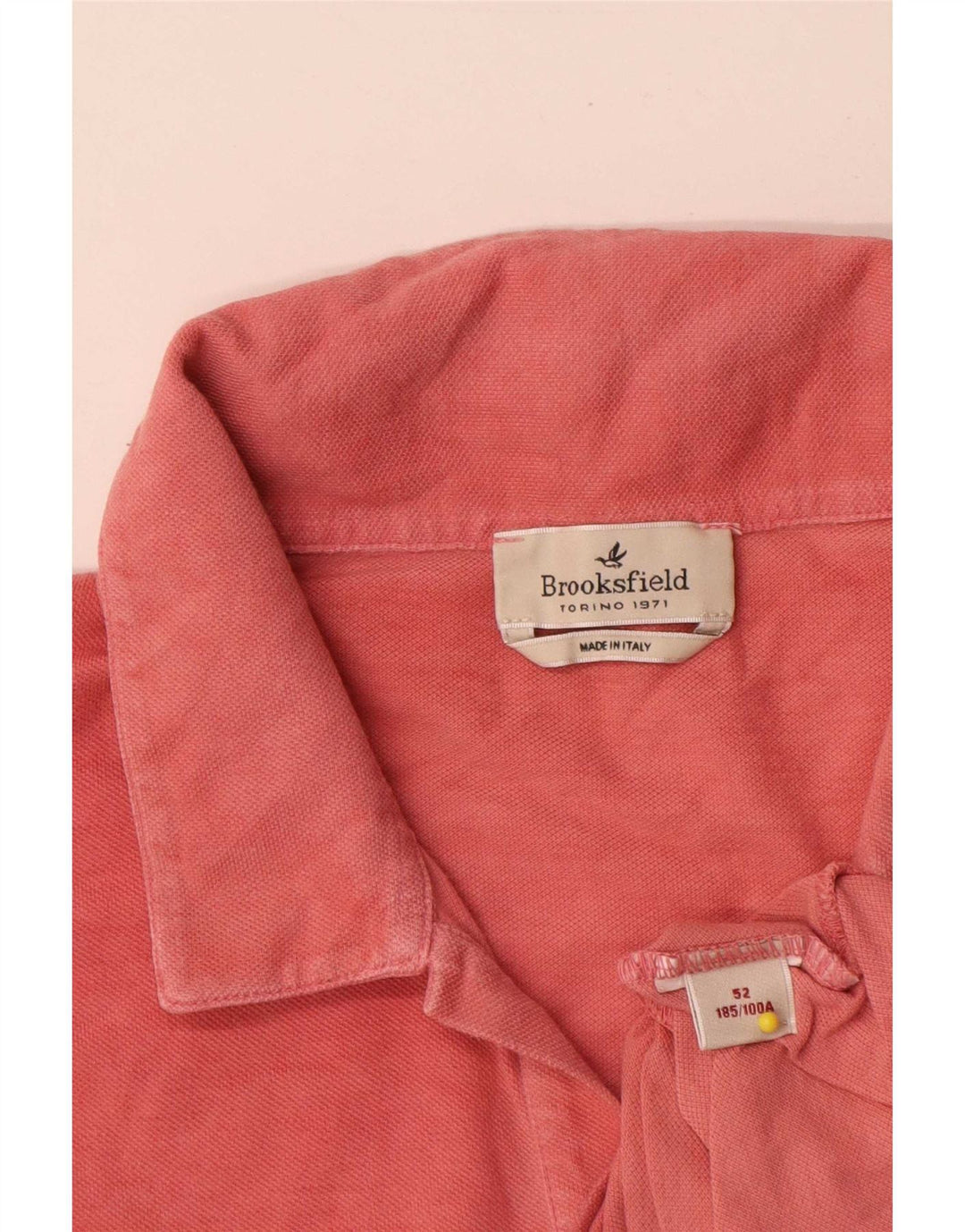Camisa polo masculina Brooksfield IT 52 grande vermelha