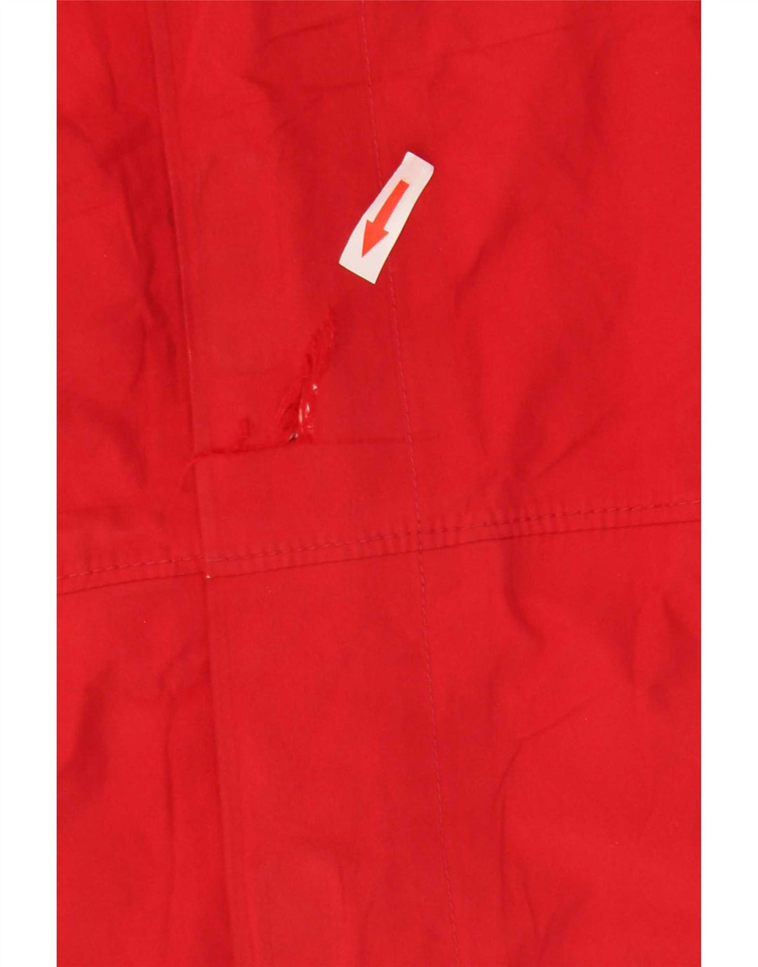 Jaqueta de chuva Columbia masculina Titanium com capuz Reino Unido 38 poliéster vermelho médio