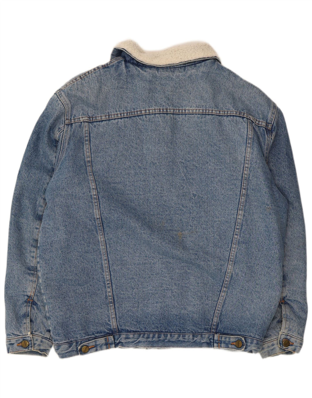 Jaqueta jeans masculina Sherpa Romano UK 42 XL azul poliéster