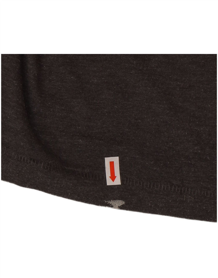 Camiseta masculina French Connection Regular Fit Top Grande Cinza