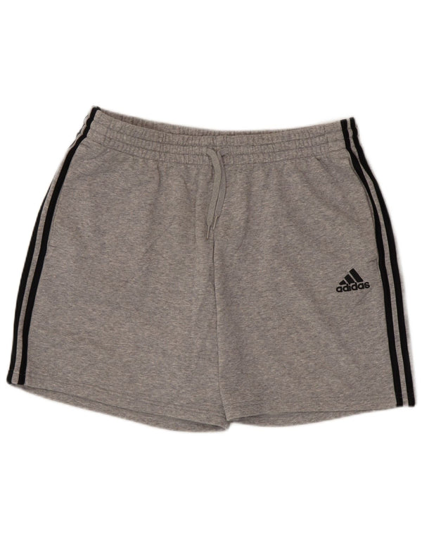 Shorts esportivos masculinos ADIDAS XL cinza algodão