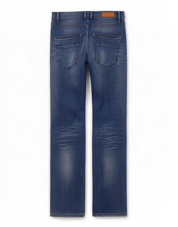 Zara Mens Jeans Slim Distressed EU 38 Pequeno W30 L32 Azul