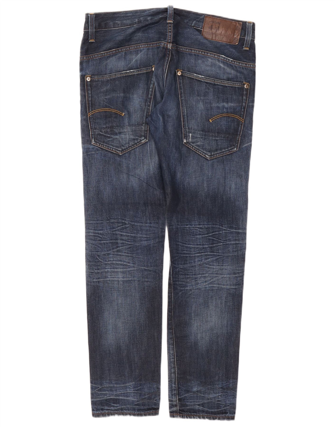 G-Star Masculino Radar Slim Jeans W31 L30 Azul Marinho Algodão