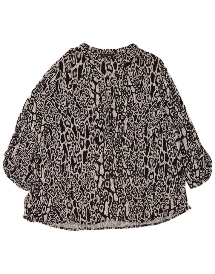 Blusa feminina Marks & Spencer UK 20 2XL estampa animal multicolorida