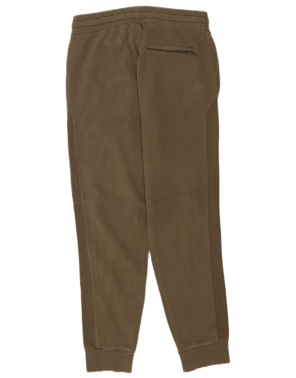 Calça de treino masculina Lyle & Scott joggers pequeno algodão verde