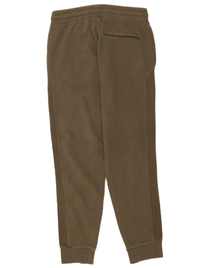 Calça de treino masculina Lyle & Scott joggers pequeno algodão verde