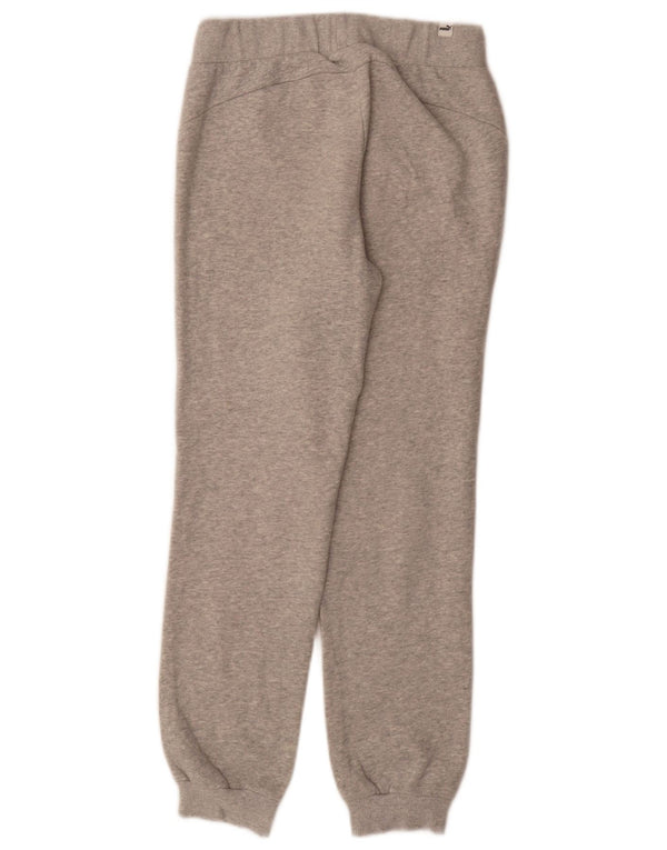 Puma Meninos Calças de Treino Joggers 13-14 Anos Cinza Algodão