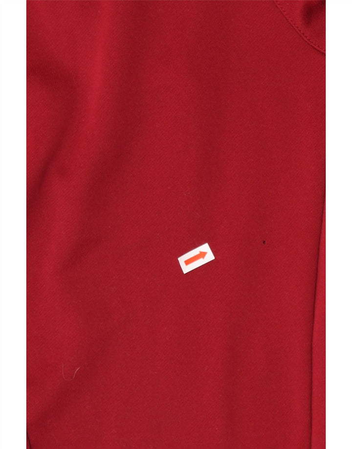 ADIDAS Mens Climalite Calças de treino pequenas Borgonha Colourblock