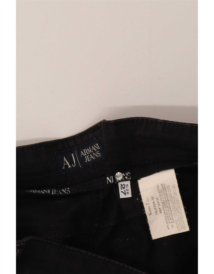 Calça Capri feminina Armani W27 L20 algodão cinza