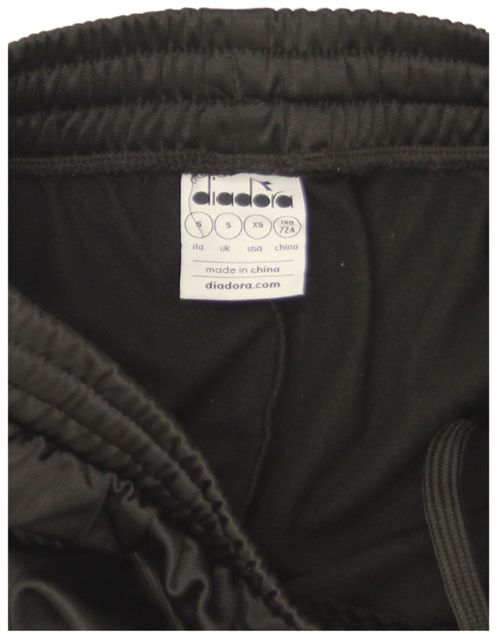 Calça de treino masculina Diadora pequena preta