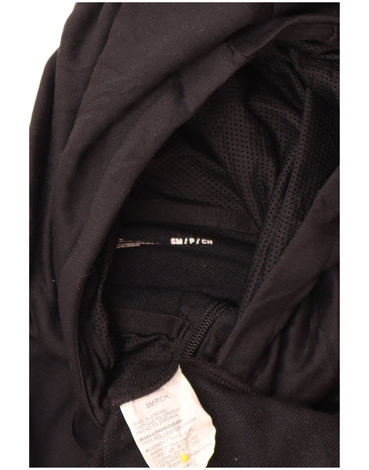 Suéter masculino com capuz e zíper Under Armour pequeno poliéster preto