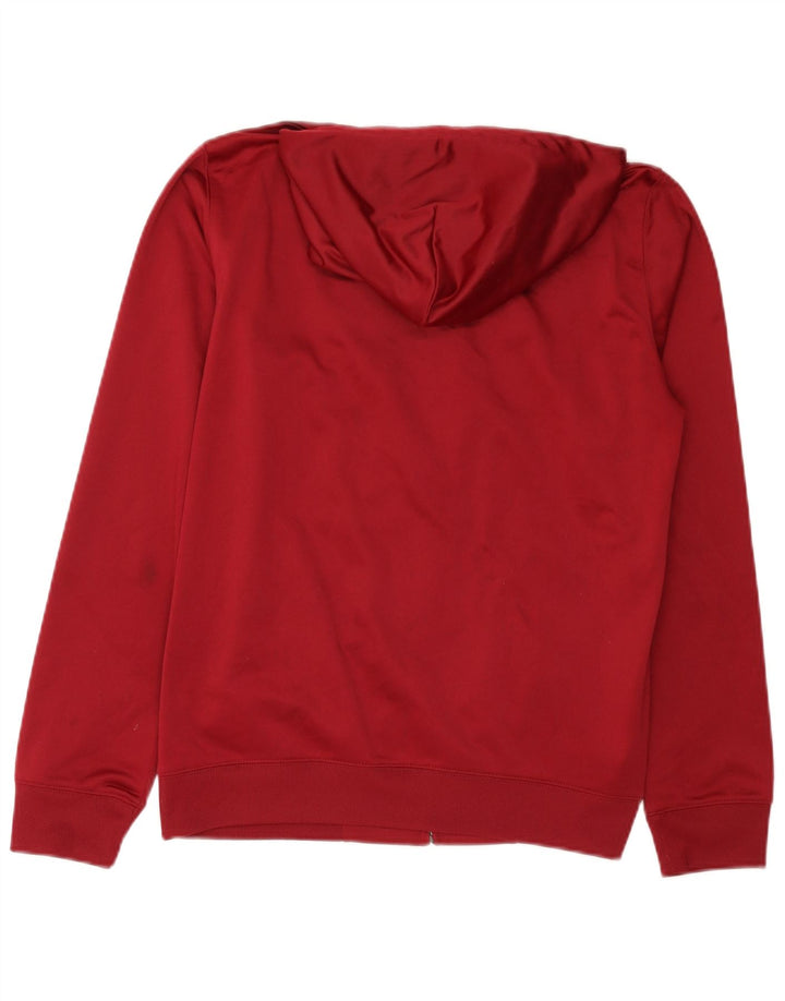 Suéter Carhartt feminino com capuz e zíper Reino Unido 16 grande poliéster vermelho