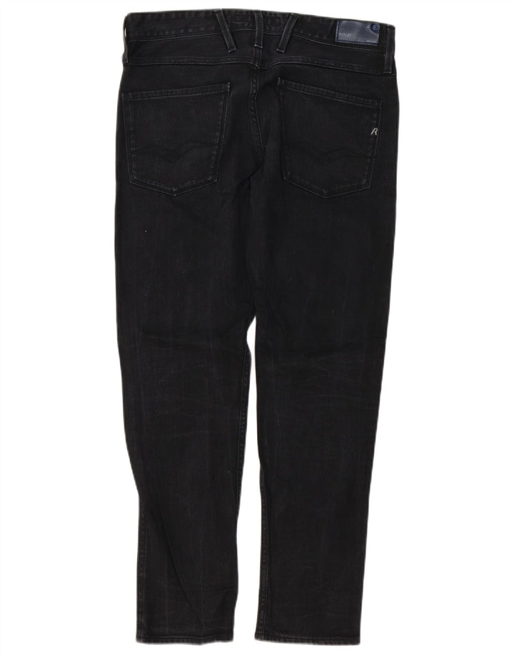 Replay Jeans Slim Masculino W31 L30 Algodão Preto