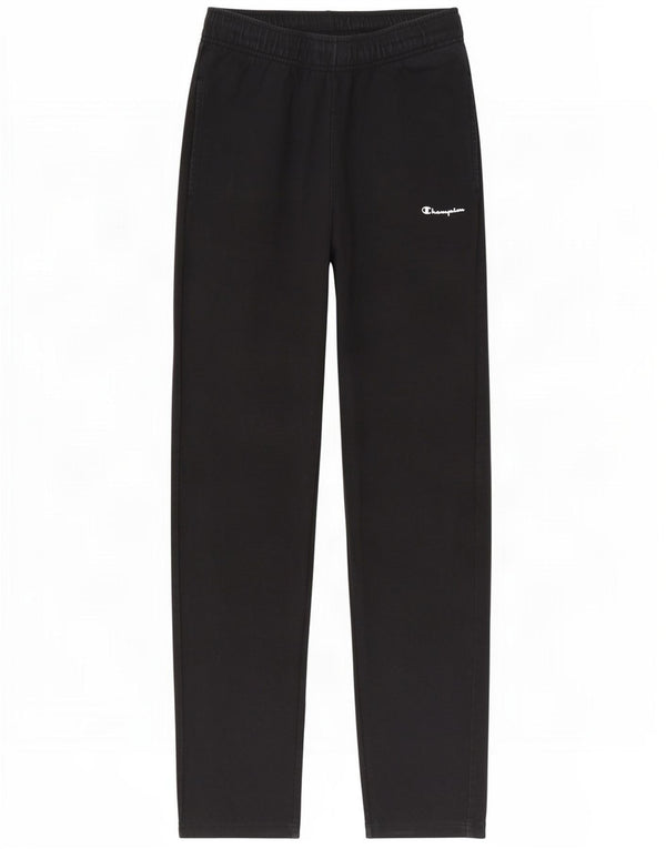 Calça de treino feminina Champion UK 10 pequena algodão preto