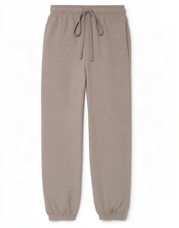 Calça de treino feminina Champion Joggers UK 14 algodão cinza médio