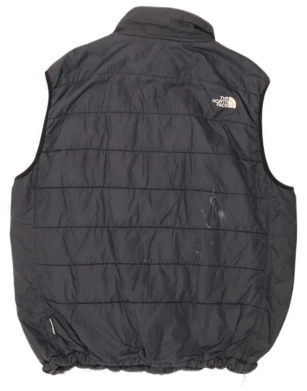 Colete masculino com zíper acolchoado The North Face UK 42 XL poliéster preto
