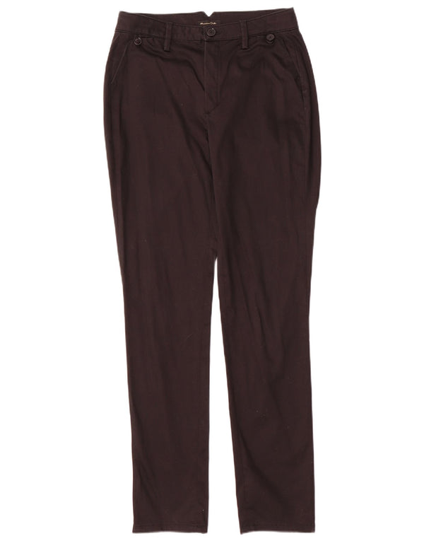 Calça Chino Slim Feminina Massimo Dutti UE 38 Pequena W26 L29 Preta