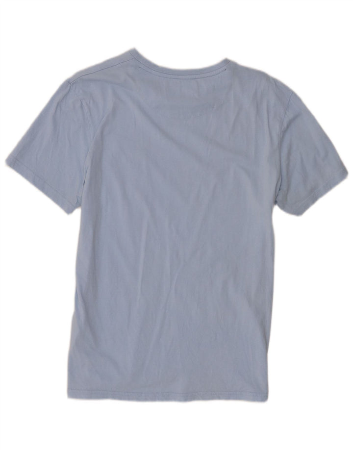 Camiseta masculina Lyle & Scott grande algodão colorblock azul