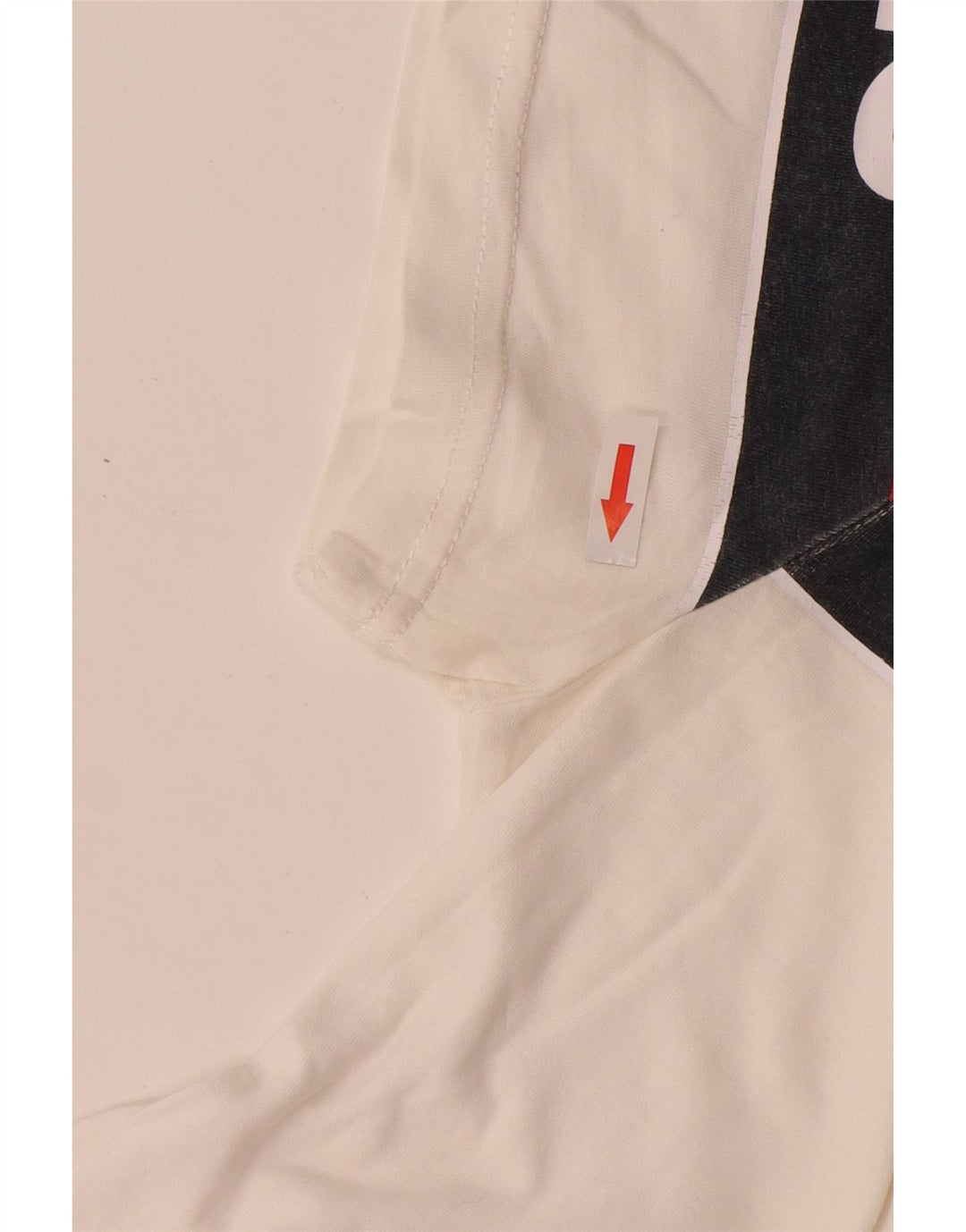 Tommy Hilfiger Camiseta masculina gráfica Top Médio Branco