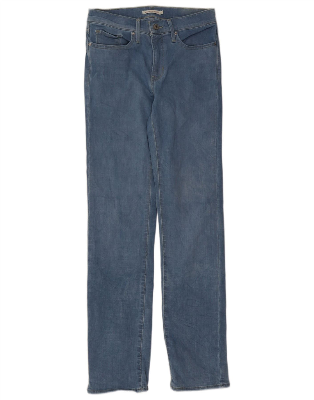 Calça jeans feminina Levi's 314 Shaping Straight W27 L32 azul algodão