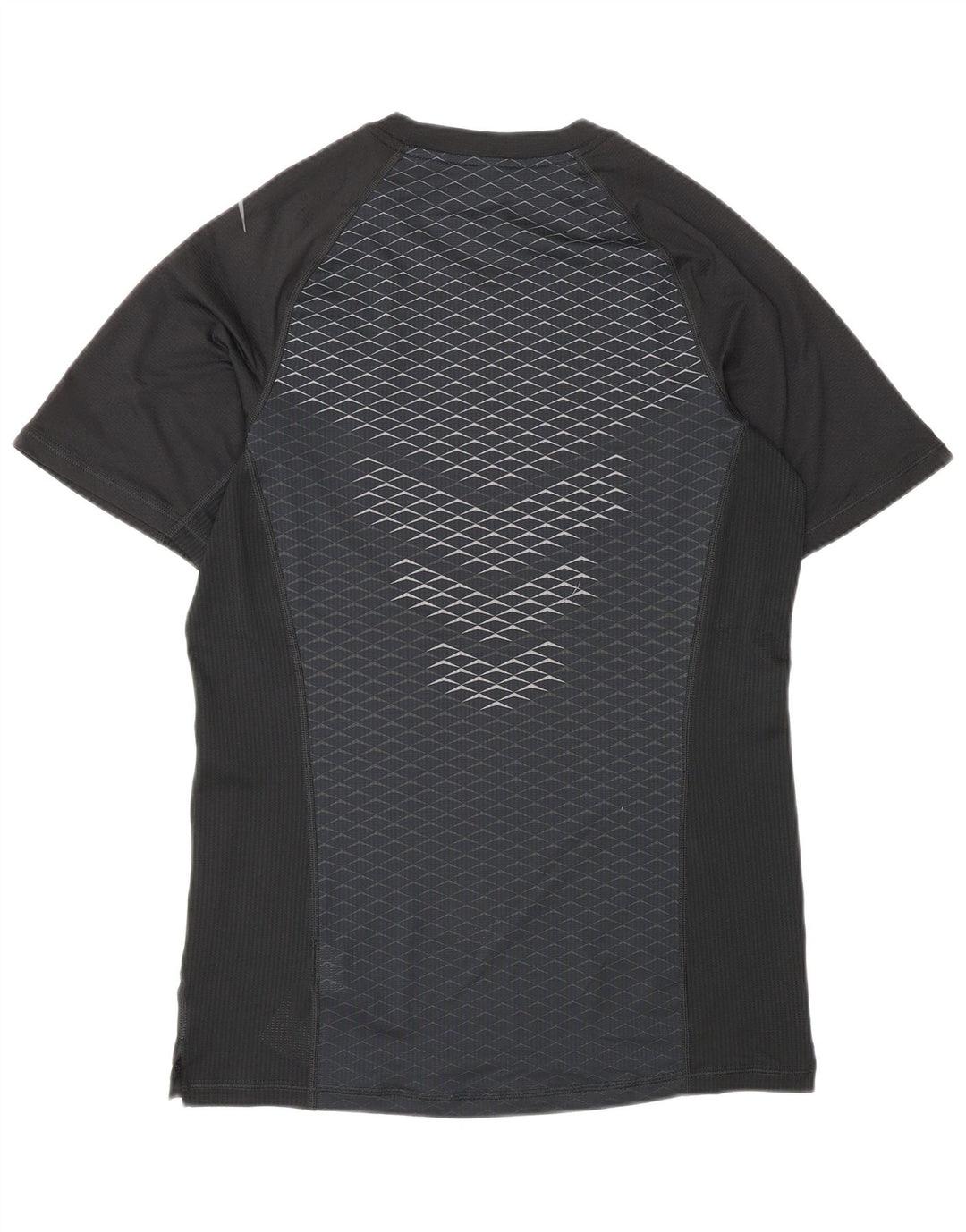 Nike Mens Camiseta Top Médio Poliéster Preto