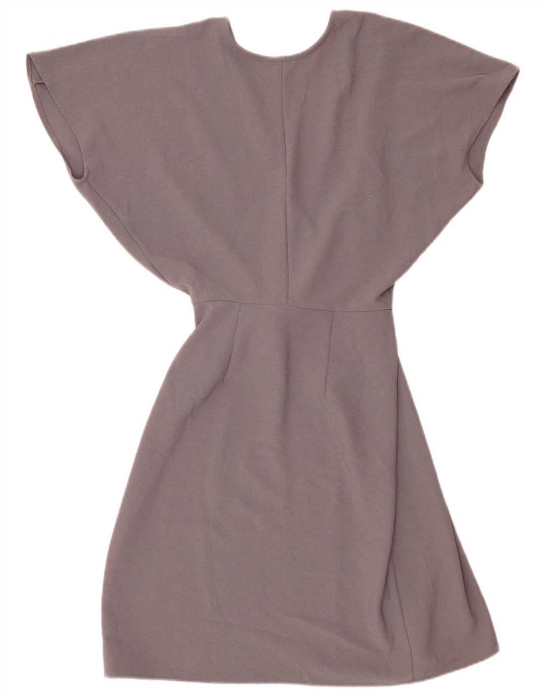 Vestido feminino Topshop Batwing Wrap UK 8 poliéster cinza pequeno